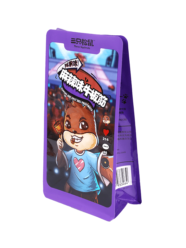 Pungă de plastic cu imprimare personalizată pentru ambalarea alimentelor