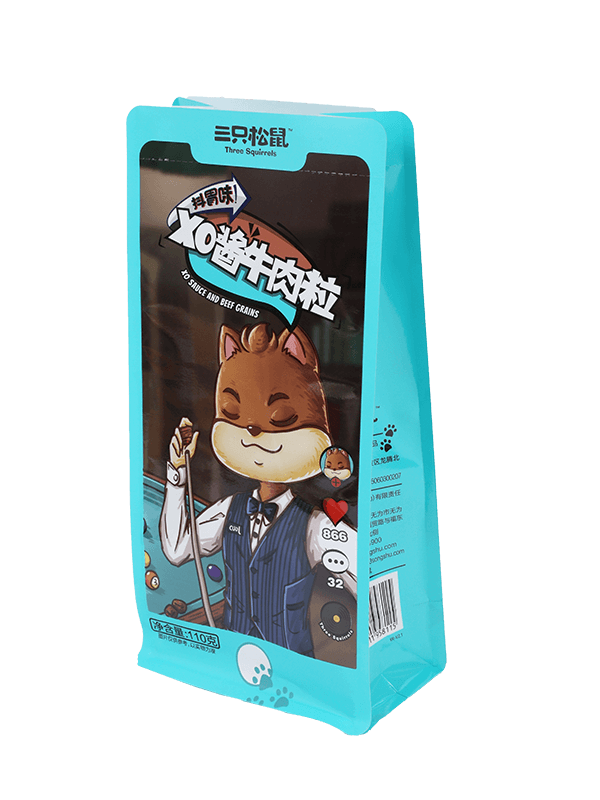 Geanta de imprimare personalizată se ridică, cu fermoar deasupra pentru ambalarea alimentelor