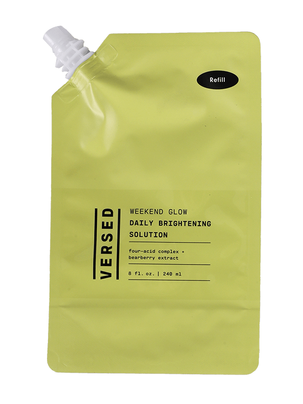 Geantă din folie de aluminiu cu duză de aspirație pentru ambalarea șamponului