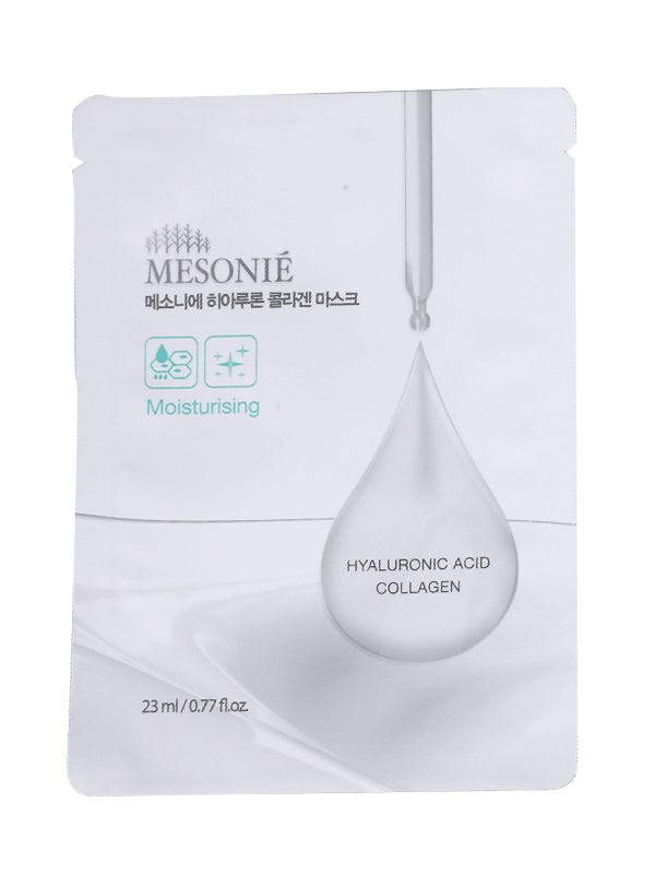 Pungă din folie de aluminiu sigilată la căldură din fabrică. Pungi de etanșare pe 3 părți pentru ambalare facială